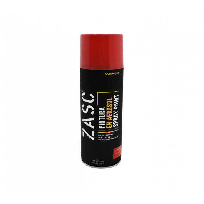 Pintura en spray rojo 400ml. Zasc