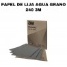 ✅ Hierro Palermo - PAPEL DE LIJA AGUA GRANO 240. 3M