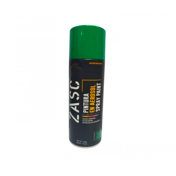 Pintura en spray verde irlandes 400ml. Zasc