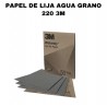 ✅ Hierro Palermo - PAPEL DE LIJA AGUA GRANO 220 3M