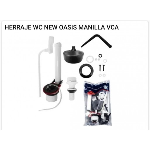 Herraje wc new oasis manilla vca marca venceramica