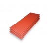 👉 Lamina plástica rojo blanco asa pvc. Cindu