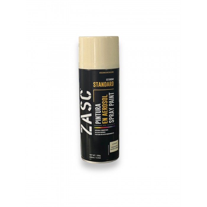 Pintura en spray blanco crema 400ml. Zasc