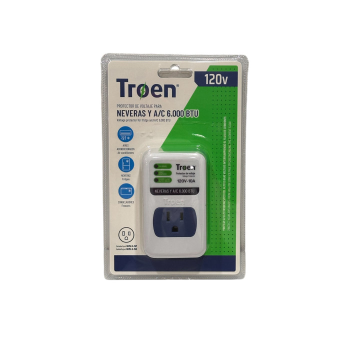 Protector de voltaje 120v refrigeración. Troen