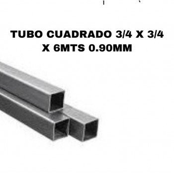 Tubo cuadrado 3/4 x 3/4 x...