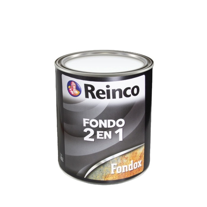 Fondo 2 en 1 Gris 1/4 galon. Reinco