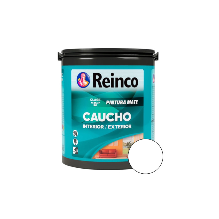 Pintura agua Blanco 1 galon clase B. Reinco