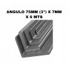 ✅ Hierro Palermo- ANGULO 75MM (3") X 7MM X 6 MTS