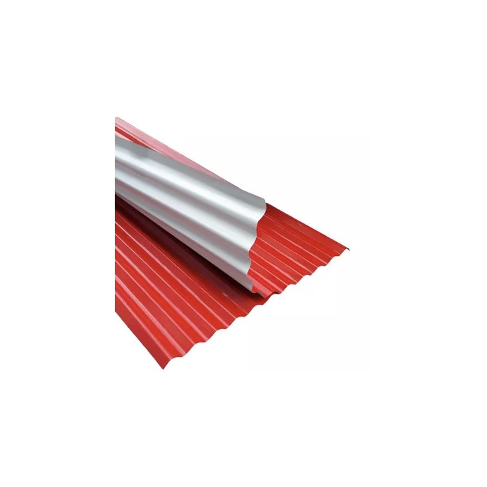 Zinc corrido 3.66 x 80 -0.17 rojo