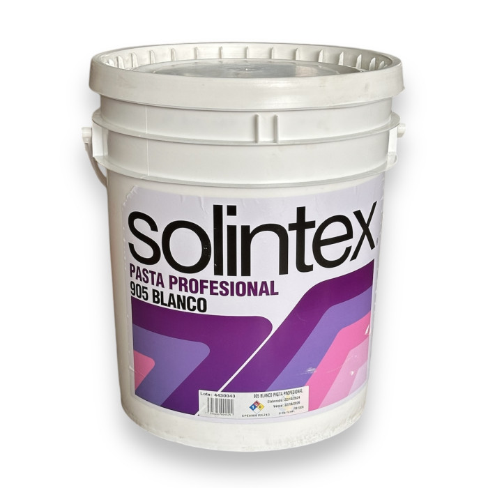 Pasta profesional 4 galones cuñete. Solintex