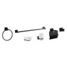 👉 Accesorios para baños 6 piezas black mod110. Belt g