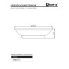 👉 Rejilla stand red 1 1/2" cromada pesada. Belt-g