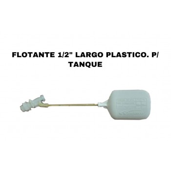 Flotante 1/2" plast. con...