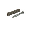 👉 Ramplug plástico 14 x 2" gris con tornillo