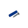 👉 Ramplug plástico 10 x 1" azul con tornillo