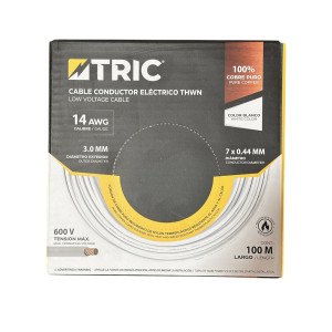 Cable THW N14 blanco. Tric....