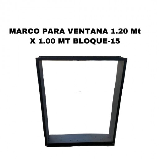 Marco 1.00 x 1.20 para ventana  bloque 15cm