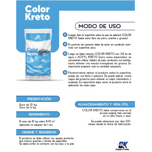 👉 Color Kreto pared Ceniza. Súper Kreto