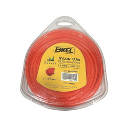 👉Nylon para desmalezadora 3.3mm x 41mts. Exxel