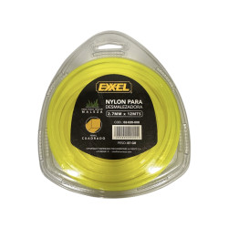 👉Nylon para desmalezadora 2.7mm x 12mts. Exxel