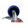 👉  Rueda giratoria 4" goma elástica con freno. Exxel