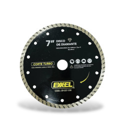 👉Disco 7" diamantado turbo. Exxel