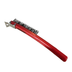 👉 Cepillo de alambre 3 x 17 con espatula. Truepower