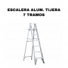✅ Hierro Palermo - ESCALERA ALUM TIJERA 7 TRAMOS