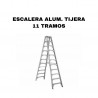 ✅ Hierro Palermo - ESCALERA ALUM TIJERA 11 TRAMOS