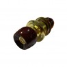 Cerradura de pomo sin llave madera oscura - hierropalermo.com